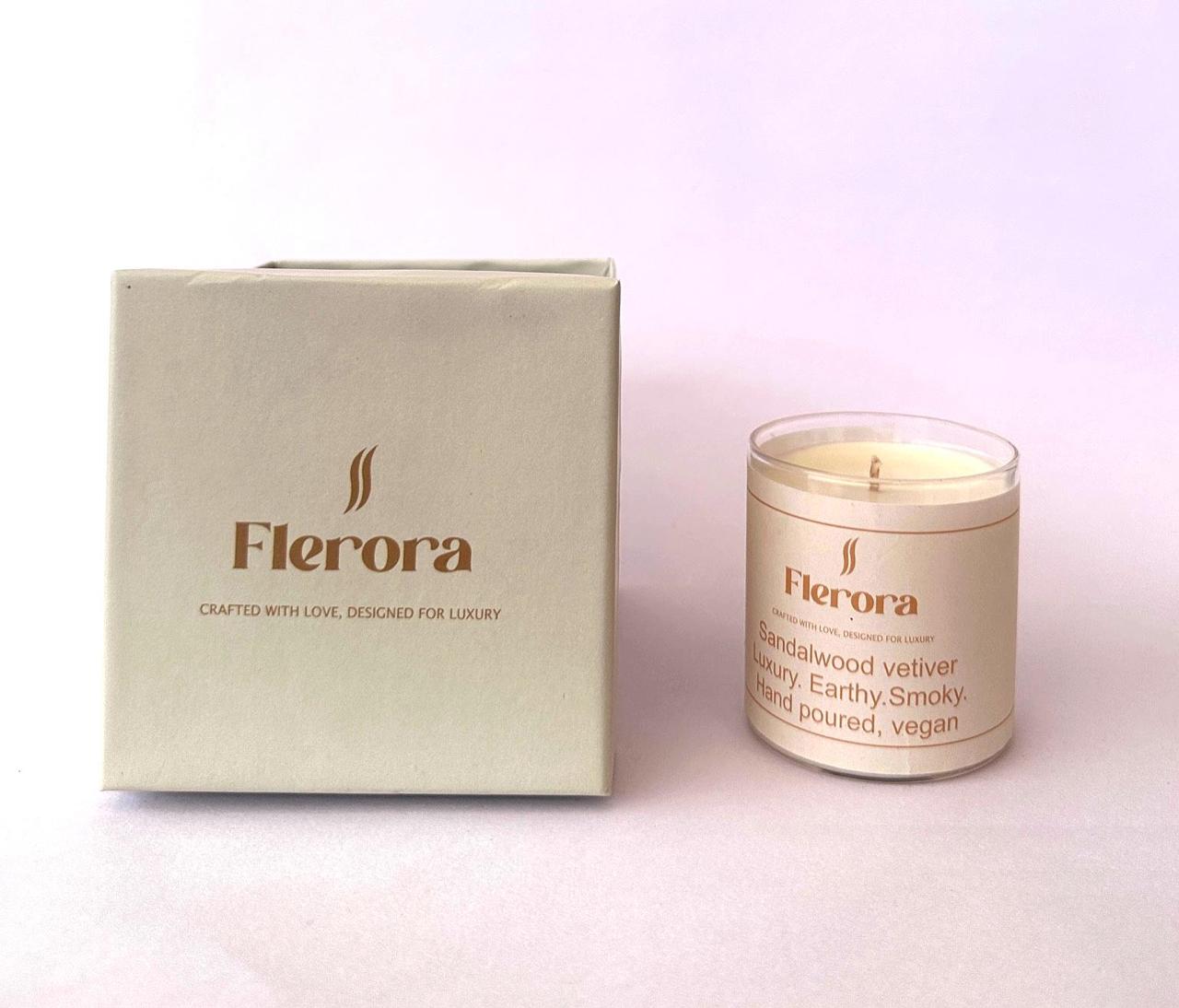 Sandalwood vetiver- luxury scented candle