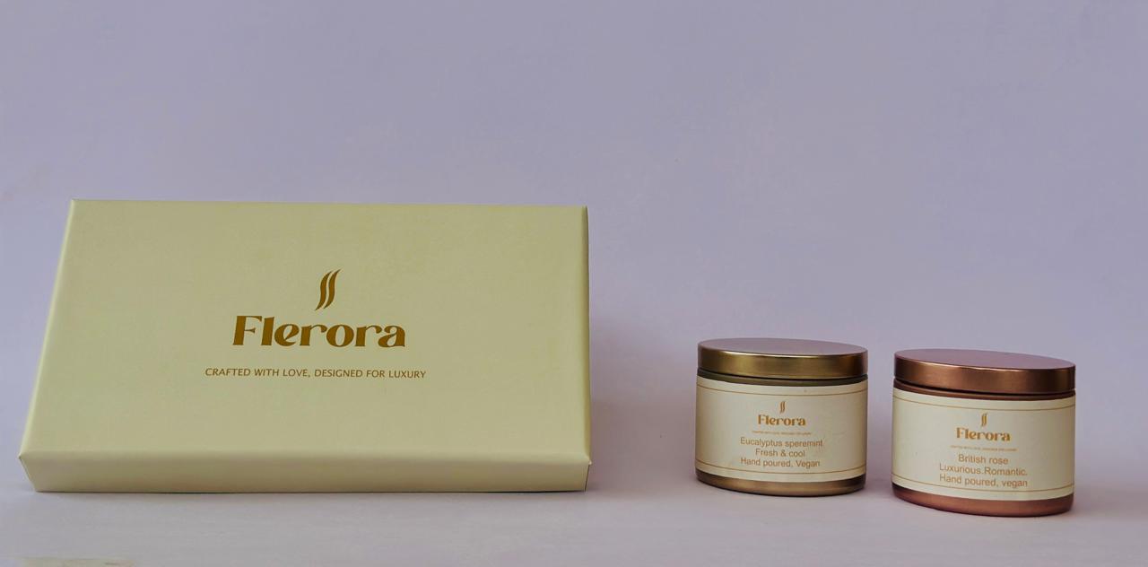 Eucalyptus Spearmint & British Rose Luxury Tin Jar Set