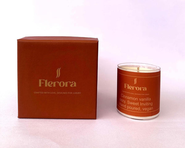 Cinnamon Vanilla – luxury scented candle